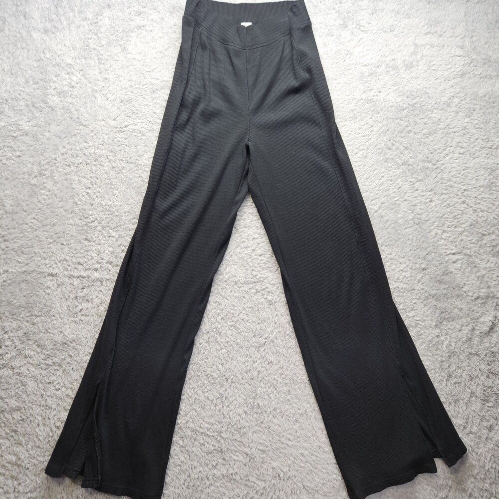 Aerie Offline Womens Black Flare Pants Size XS Athleisure Stretch Comfort Lounge